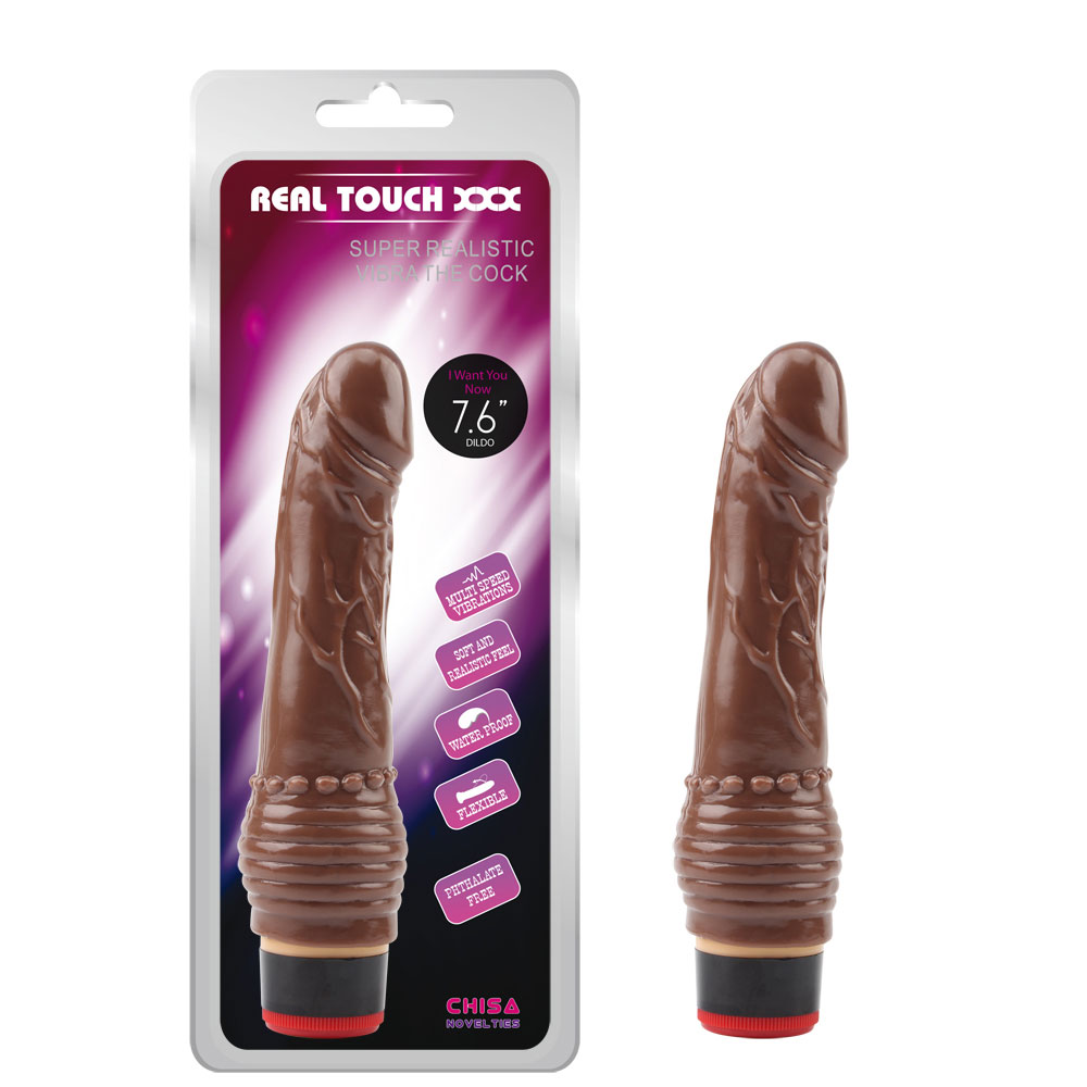 7,6” Vibe Cock-Brown