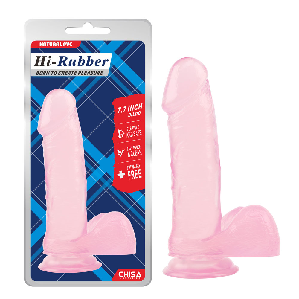 7,7palcový Dildo-růžový